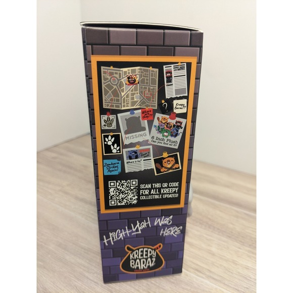 NIB Kreepy Baraz High-Yah Capybara 6 Inch Plush Toy Armed and Very Dangerouz - Picture 4 of 5